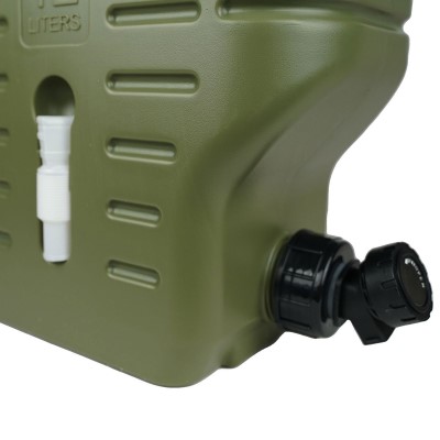 Faith Jerrycan 12 L Kanister mit Hahn, 12 Liter - 31,0 x 16,5 x 35,5cm