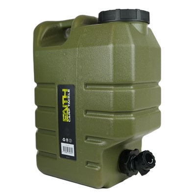 Faith Jerrycan 15 L Kanister mit Hahn, 15 Liter - 29,5 x 18,0 x 38,5 cm