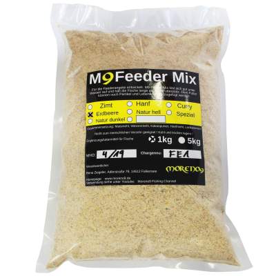 Moreno9 M9 Feeder Mix Erdbeere1kg, Moreno9 M9 Feeder Mix Erdbeere 1kg