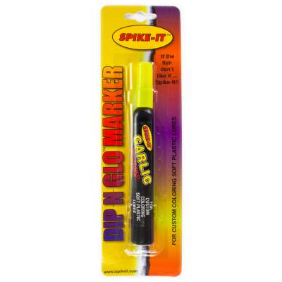 Spike-It Dip-N-Glo Marker Farbstift für Gummifische Garlic Chartreuse,