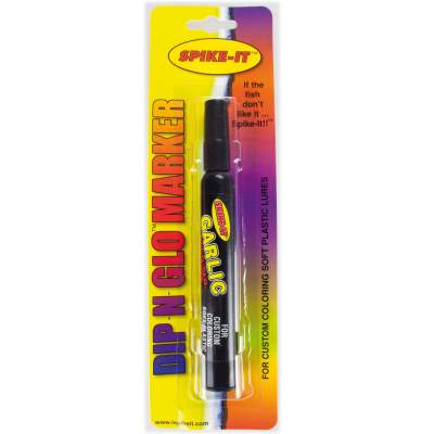 Spike-It Dip-N-Glo Marker Farbstift für Gummifische Garlic Black