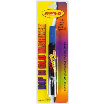 Spike-It Dip-N-Glo Marker Farbstift für Gummifische Garlic Blue