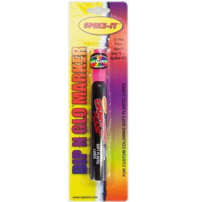 Spike-It Dip-N-Glo Marker Farbstift für Gummifische Crawfish Hot Pink,