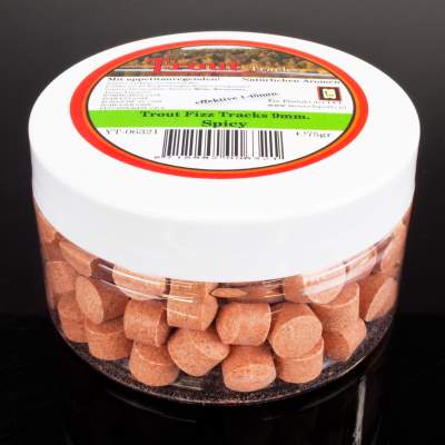 LFT Leonard Fishing Tackle Trout Brause- Lockstofftabletten 9mm 75g Spicy,