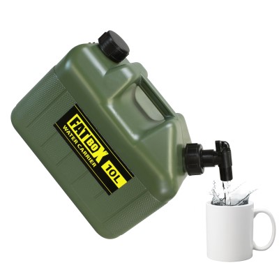 Fatbox Water Carrier Wasserkanister mit Hahn 10 Liter