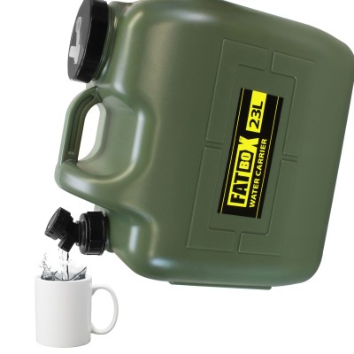 Fatbox Water Carrier Wasserkanister mit Hahn 23 Liter