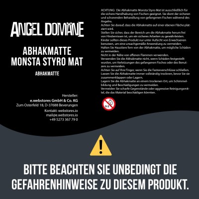 Angel Domäne Abhakmatte Monsta Styro Mat Karpfen-Abhakmatte Monsta Styro Mat
