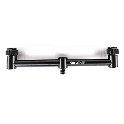 Solar Tackle A1 Aluminium 2-Rod Fixed Buzz Bar schwarz - 15cm