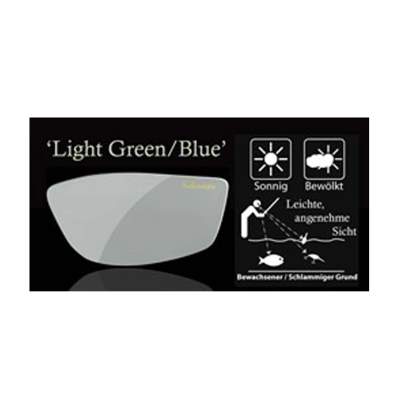 Gamakatsu G-Glasses Polarisationsbrille Racer Light Green/Blue Light Green/Blue