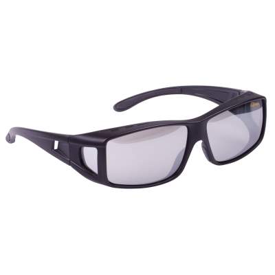 Gamakatsu G-Glasses Polarisationsbrille (über der Brille tragbar) Light Gray White Mirror, - Light Gray White Mirror