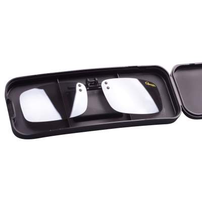 Gamakatsu G-Glasses Polarisierender Brillenaufstecker Light Gray White Mirror, Light Gray White Mirror