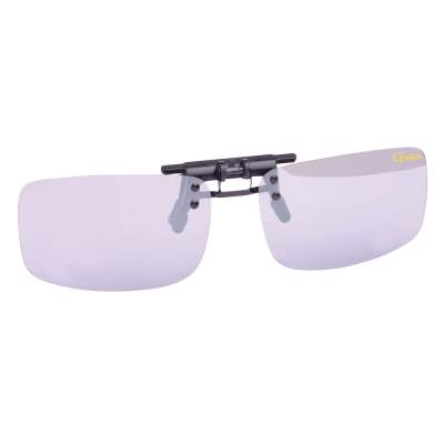 Gamakatsu G-Glasses Polarisierender Brillenaufstecker Light Gray White Mirror, Light Gray White Mirror