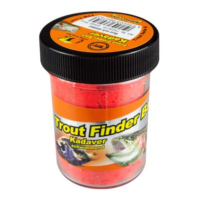 FTM Trout Finder Bait Kadaver, Rot mit Glitter - 50g - schwimmend