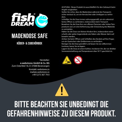 Fishdream Madendose Safe 1,0 Liter 1Liter