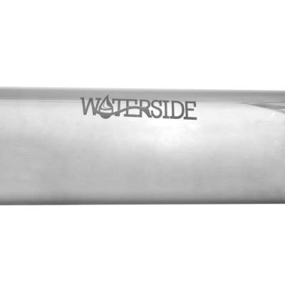 Waterside Bootsrutenhalter Edelstahl Reling Verstellbar silber - 31,5cm