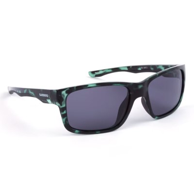 Shimano Aspire Dark Green Tortoiseshell & Dark Grey - Polarisationsbrille Green Tortoiseshell & Dark Grey