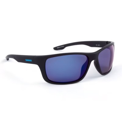 Shimano Antares - Polarisationsbrille Matte Black & Blue Mirror