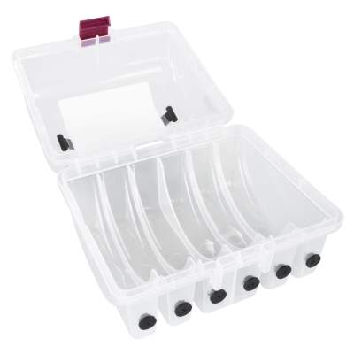 Plano Leader Spool Line Box Vorfachschnurdispenser 19x17x14cm - transparent