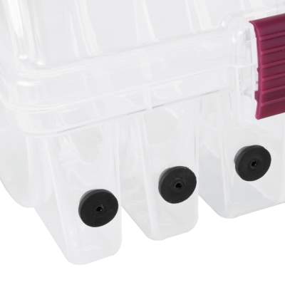 Plano Leader Spool Line Box Vorfachschnurdispenser 19x17x14cm - transparent