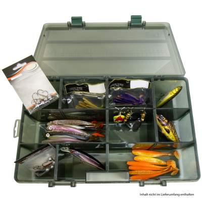 Pro Tackle Gerätebox Multi Deep, 35 x 22x 10 cm - grün - 1Stück