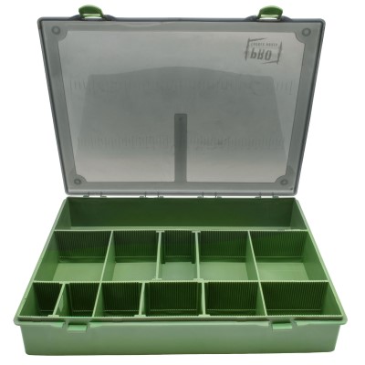Pro Tackle Carp Rig Box Set 36,5 x 30 x 5,5 cm -schwarz/grün - 1Stück