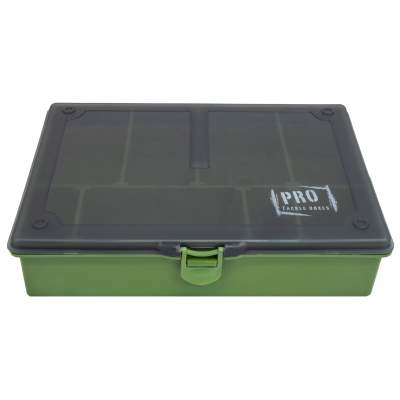 Pro Tackle Carp Tackle Box, 27 x 20 x 5,5 cm - grün - 1Stück