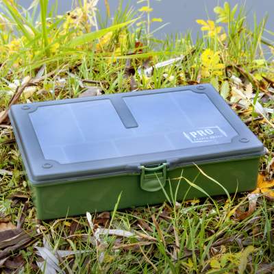 Pro Tackle Carp Tackle Box Sortimentsbox 27 x 20 x 5,5 cm - grün - 1Stück