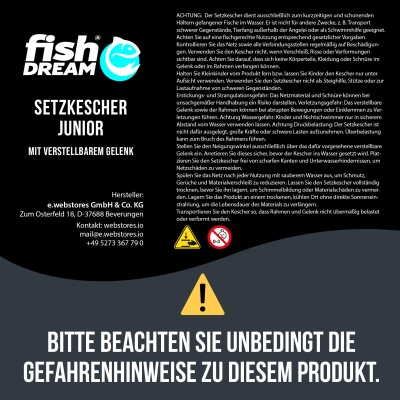 Fishdream Setzkescher Junior 180cm 180cm - 1Stück