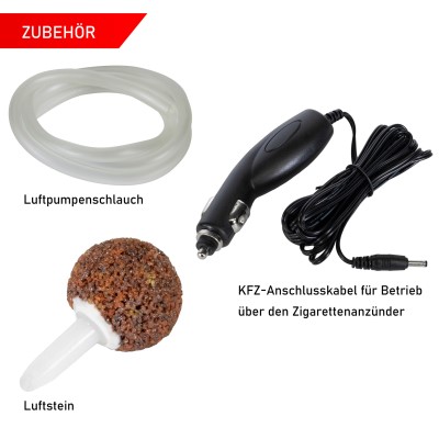 Roy Fishers Profi Sauerstoffpumpe mit 2 Geschwindigkeiten