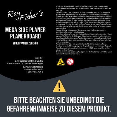 Roy Fishers Mega Side Planer Planerboard Rechts 1Stück