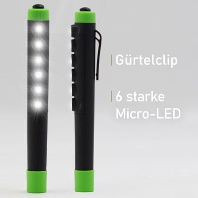 Stiftlampe Bivvy Light Pen, 6-Led grün