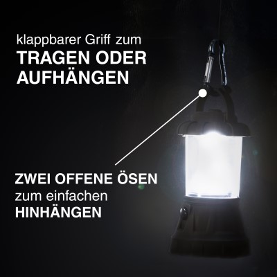 Camping LED Lampe rund 11 LED