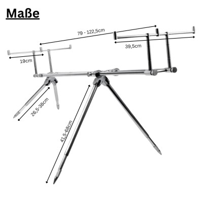 X2 Axis Rodpod 3-Rod, 116cm