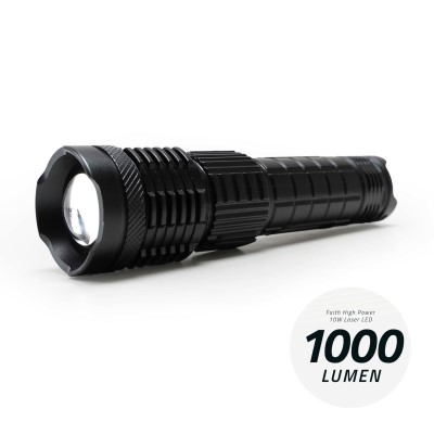 Faith High Power Laser LED - 10W - Flashlight wiederaufladbar