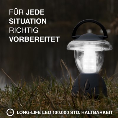 Camping Lampe mit 6 LED