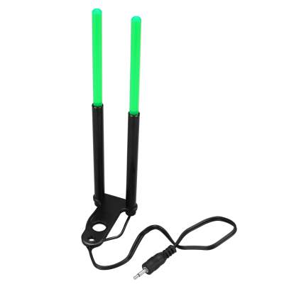 BAT-Tackle Illuminated LED Snag Ears green 2er Pack