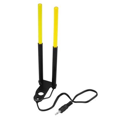 BAT-Tackle Illuminated LED Snag Ears yellow 2er Pack,