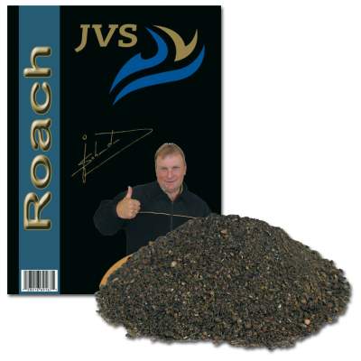 JVS Lockfutter Roach (Rotauge) 1Kg Rotaugen - schwarz - 1000g