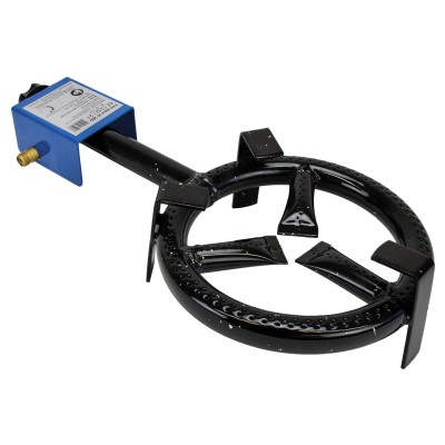 Eversmoke Gasbrenner Maxi 5000 Watt mit Druckminderer und Schlauch