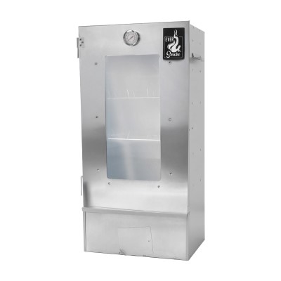 Eversmoke Räucherofen Edelstahl ‚Excellent II Medium‘ Sichtfenster & Thermometer - 45x28x81cm