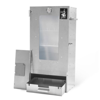 Eversmoke Räucherofen ‚Excellent II Medium‘ medium - 44x28x80,5cm - 1Stück mit Scheibe incl Thermometer