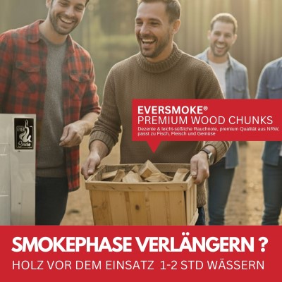 Eversmoke Räucherofen Excellent II Large Elektro Large - 44x28x120cm - Edelstahl mit Sichtscheibe und Elektro-Heizelemt - 1Stück