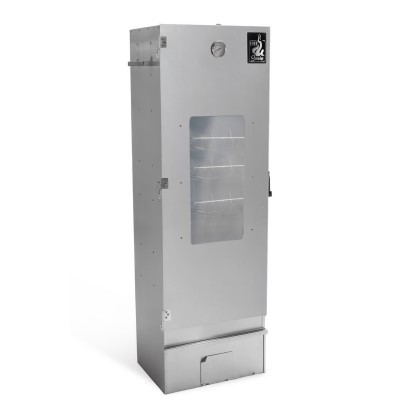 Eversmoke Räucherofen ‚Excellent II Large‘ groß - 44x28x120cm - 1Stück mit Scheibe incl Thermometer