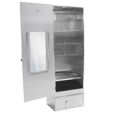 Eversmoke Räucherofen ‚Excellent II Large‘ groß - 44x28x120cm - 1Stück mit Scheibe incl Thermometer