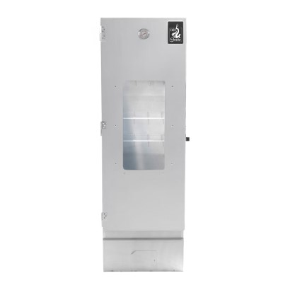 Eversmoke Räucherofen ‚Excellent II Large‘ groß - 44x28x120cm - 1Stück mit Scheibe incl Thermometer