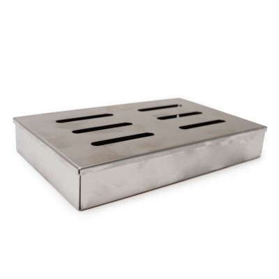 EuroCatch Räucherbox RVS - Räucherzubehör 21 x 13 x 3,5cm