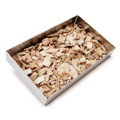 EuroCatch Räucherbox RVS - Räucherzubehör 21 x 13 x 3,5cm