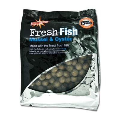 Dynamite Baits Boilies DY151 Fresh Fish Mussel & Oyster - (DY151) - 15mm - 1kg