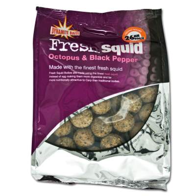 Dynamite Baits Boilies DY182 Fresh Squid Octopus & Black Pepper - (DY182) - 15mm - 1kg