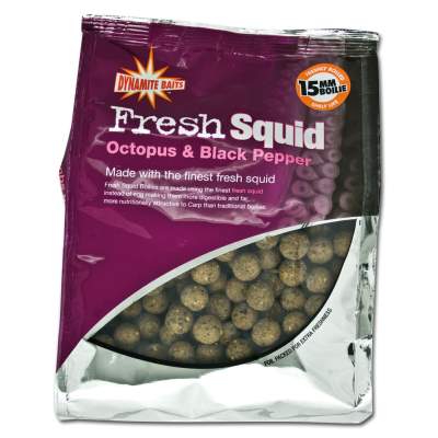 Dynamite Baits Boilies DY184 Fresh Squid Octopus & Black Pepper - (DY184) - 26mm - 1kg